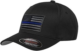 Thin Blue Line USA Flexfit Subdued Hat Blake and Blue Small/Medium