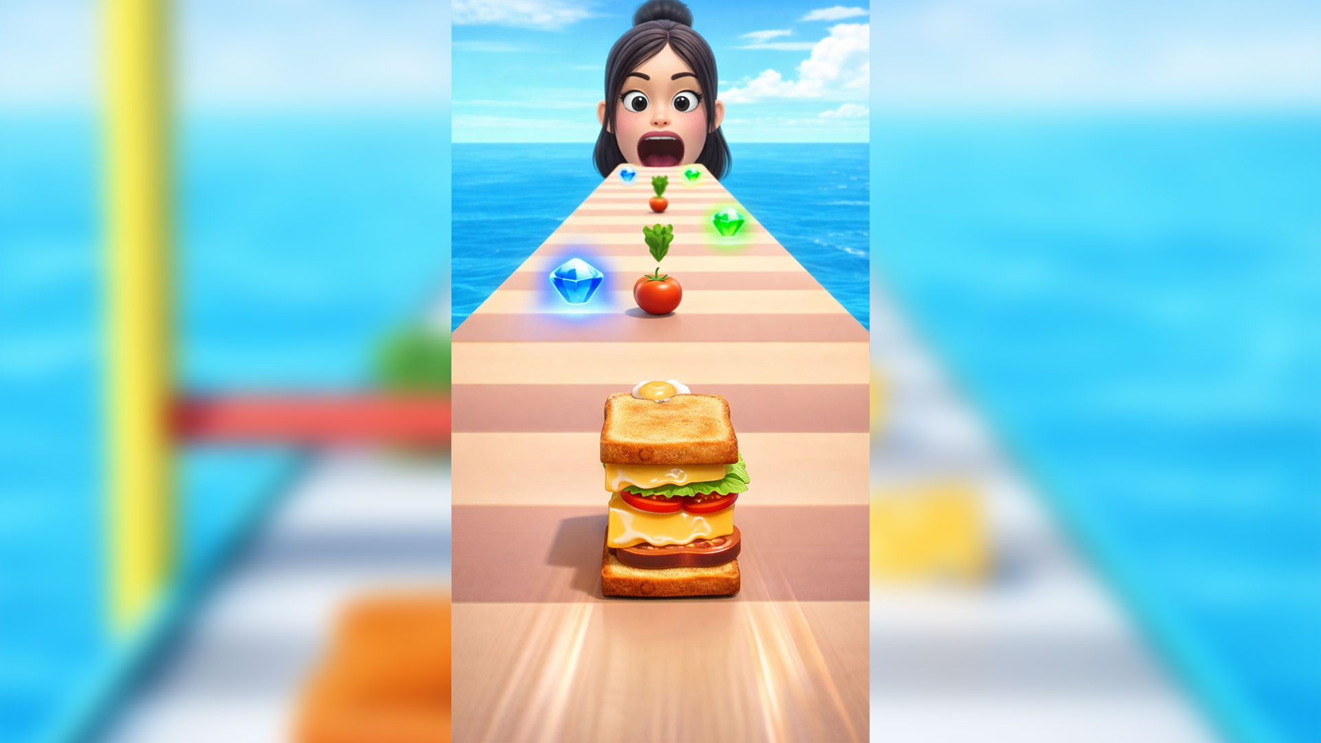 Idle Sandwich Fast Food Eat Runner Master Games 3D: Spicy Food ...