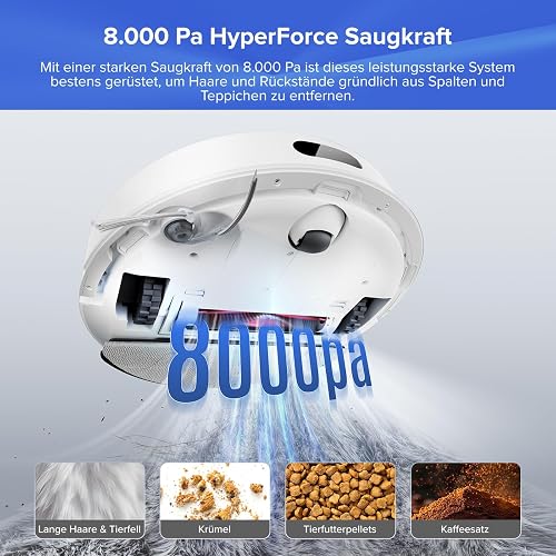 roborock Q7 L5+ Robot Aspirateur Laveur avec Station, 8000 Pa Aspiration - 3