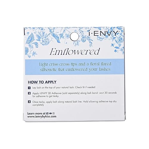 Miniatura 10 de iEnvy - Pestañas postizas 3D con efecto floreciente, naturales, acampanadas (06)