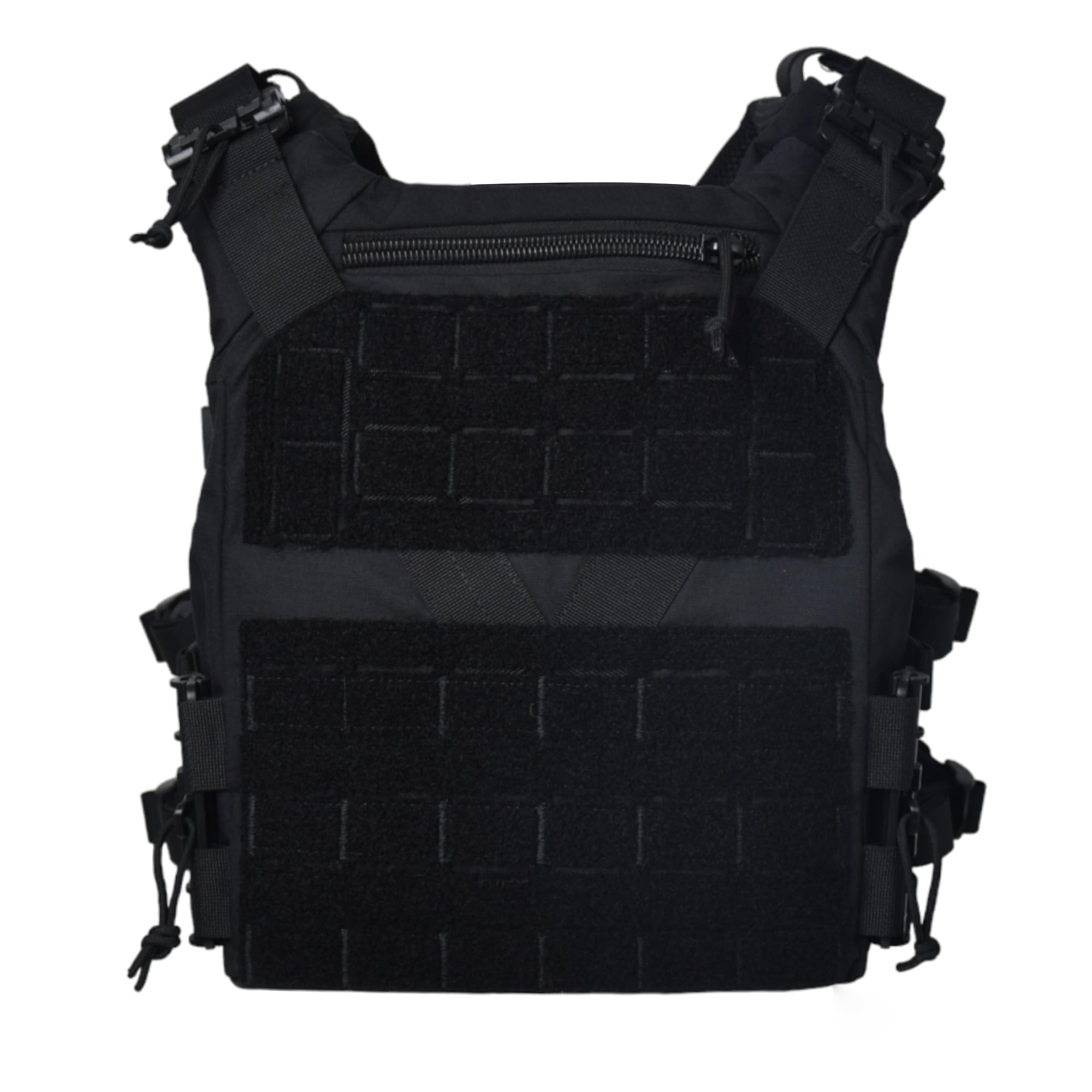 Gilet tattico 500D Cordura leggero sistema di pannello a sgancio rapido, taglia unica, elastico regolabile, traspirante, imbottitura morbida, distribuzione del peso