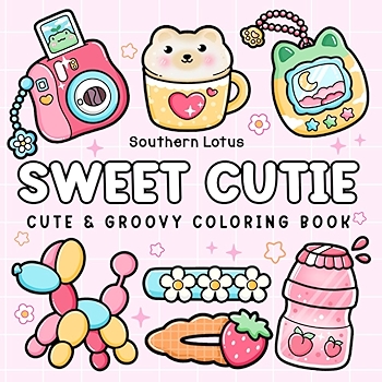 Sweet Cutie Coloring Book: Adorable Designs for Relaxation