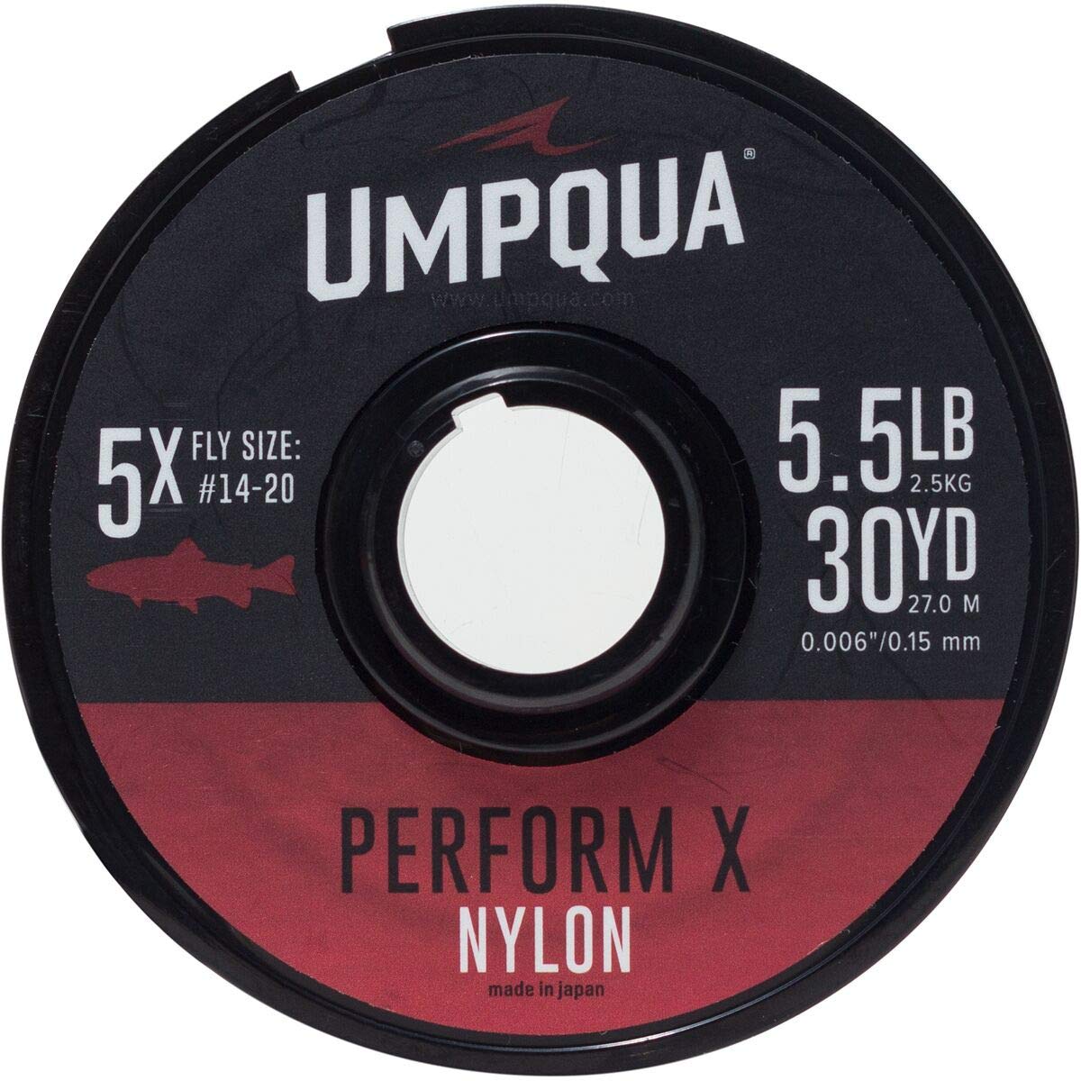 Umpqua Perform X Trout Nylon Tippet F20-30yds - 8X