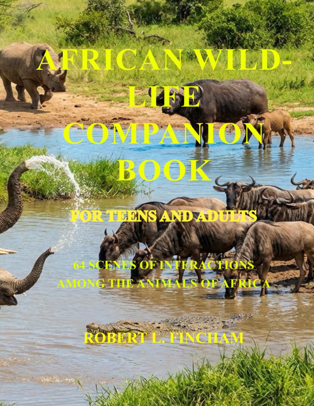 African Wildlife Companion Book: for Teens and Adults (Bob's Coloring Books)