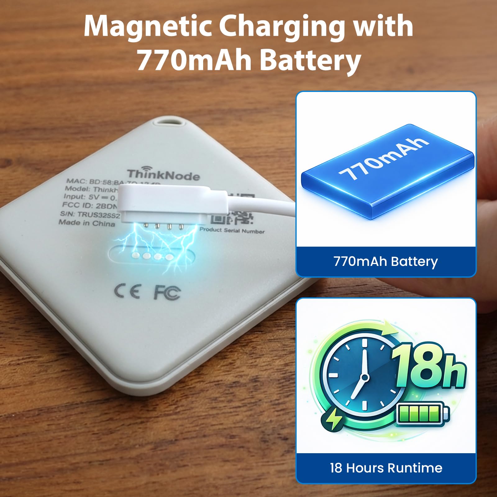 ELECROW ThinkNode M3 Meshtastic Tracker Karte, 868 MHz LoRa Tracker mit LR1110 und nRF52840, GPS/WiFi/BLE für Indoor und Outdoor Positionierung, IP66 wasserdicht, 770mAh Akku, für Wandern und Off-Grid