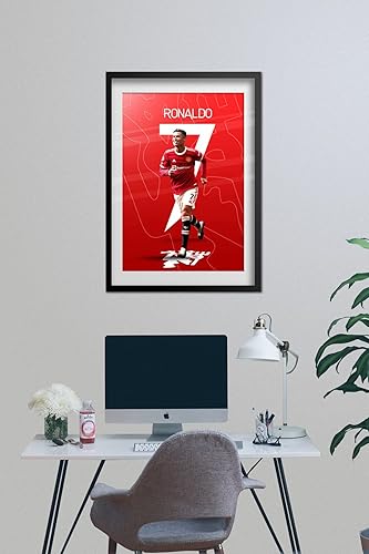 Miniatura 3 de CR7 Cristiano Ronaldo Poster  Soccer Sport Wall Art  Motivational Print (24x36)