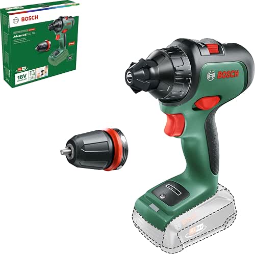 Bosch Akkuschrauber AdvancedDrill 18 (ohne Akku, 18 V, HMI, im