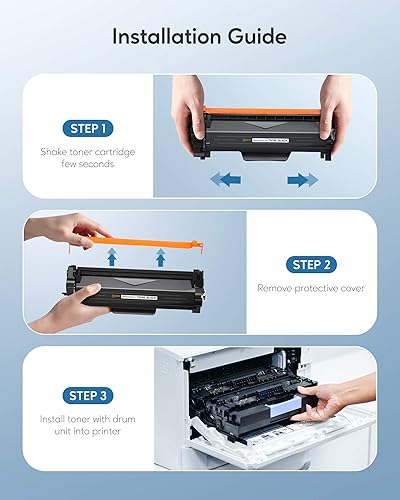 Miniatura 7 de Kogain Cartucho de tóner de repuesto compatible para Brother TN760 TN-760 TN730 TN-730 de alto rendimiento con impresora HL-L2350DW HL-L2370DWXL