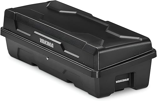 Yakima Caja de carga rígida, funda de viaje y almacenamiento para techo de vehículo, portador para cama de auto o camión, 10 pies cúbicos, espacio