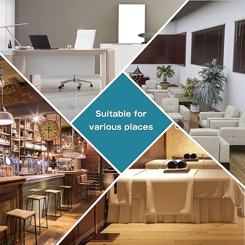 Miniatura 5 de Taburete con Ruedas Asiento Giratorio Ergonómico, Altura Ajustable, Ruedas Ultra Silenciosas, Cojín Acolchado de Cuero PU, para Salón, Oficina,