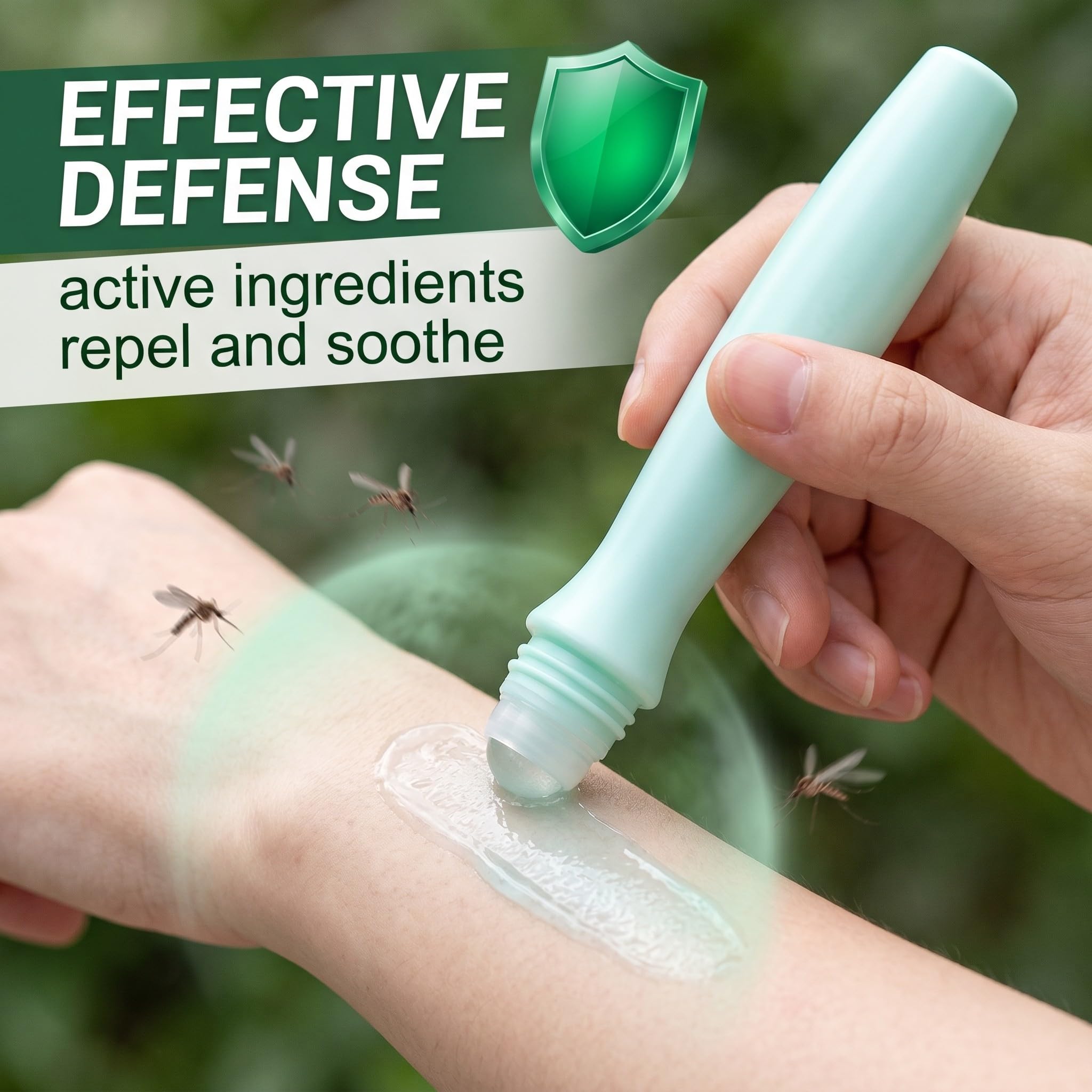 Lot de 2 Roll-on Anti-Moustique et Apaisant Piqûres - Protection Efficace pour Bébé, Enfant et Adulte - Format Voyage Pratique contre les Démangeaisons et Insectes
