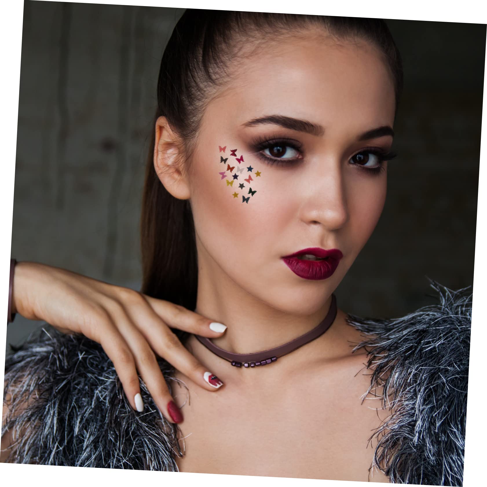POPETPOP 12 Scatole Paillettes Per Nail Art Per Il Trucco Degli Occhi Adesivi Per Unghie Per Nail Art Adesivi Glitterati Adesivo Per Unghie Metallo Veloce Ragazza Lucidalabbra