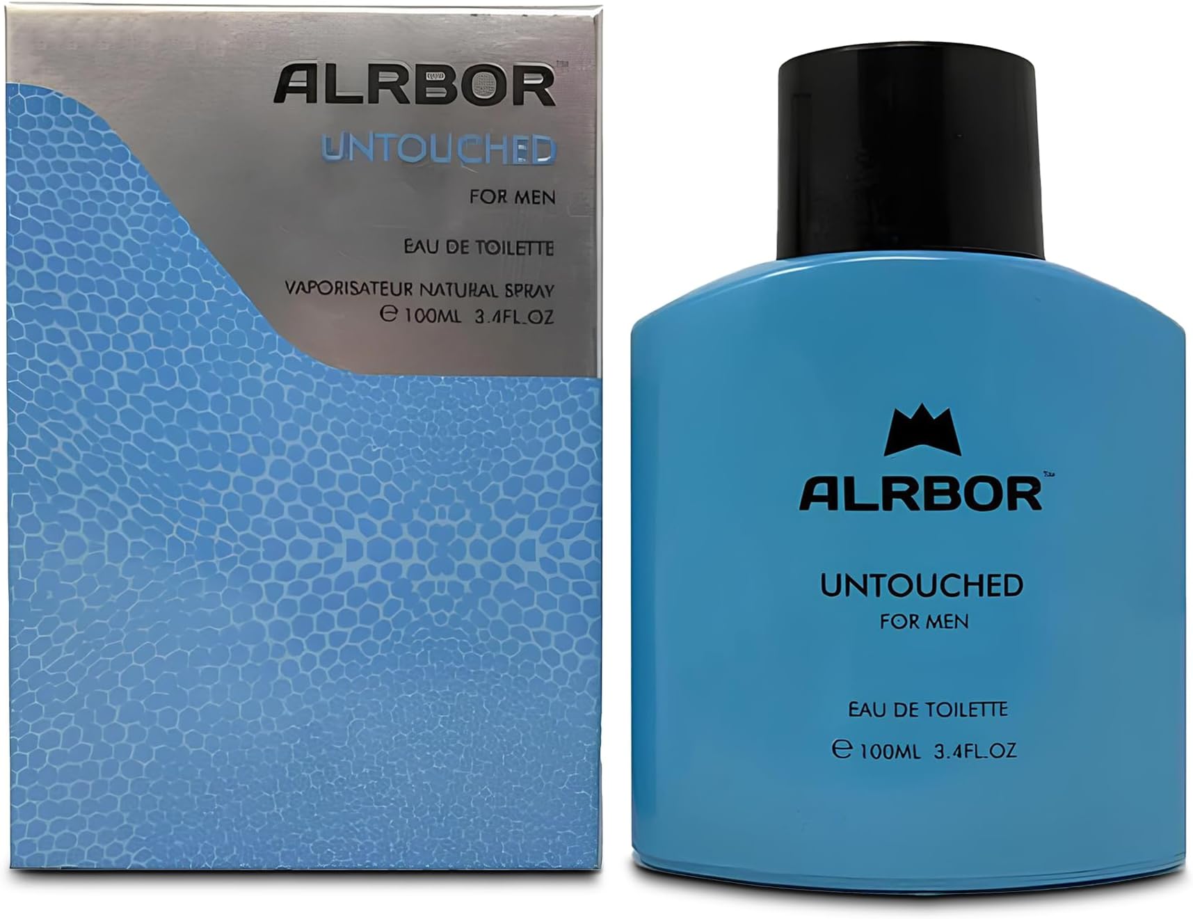 Cologne for Men Natural Spray Perfume Classic Scent Eau De Toilette for Daily Use 3.4 Fluid Ounce(Alrbor Untouched for Men)