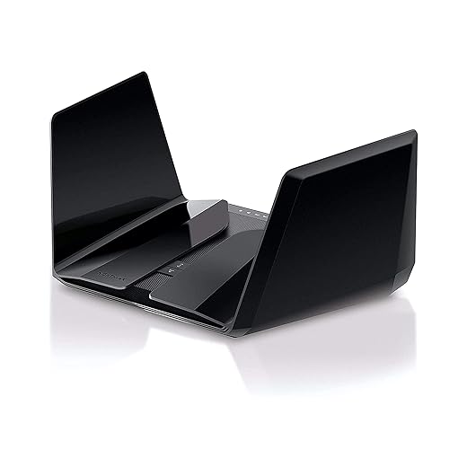 NETGEAR Nighthawk WiFi 6 Router (RAX200) 12-Stream Gigabit Router AX11000 Tri-Band Wireless Speed (Up to 10.8 Gbps) Coverage Up to 2500 sq.ft. and 50 Devices