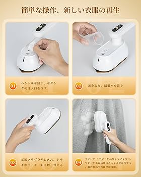 Amazon.co.jp: アイロン スチームアイロン 小型携帯アイロン
