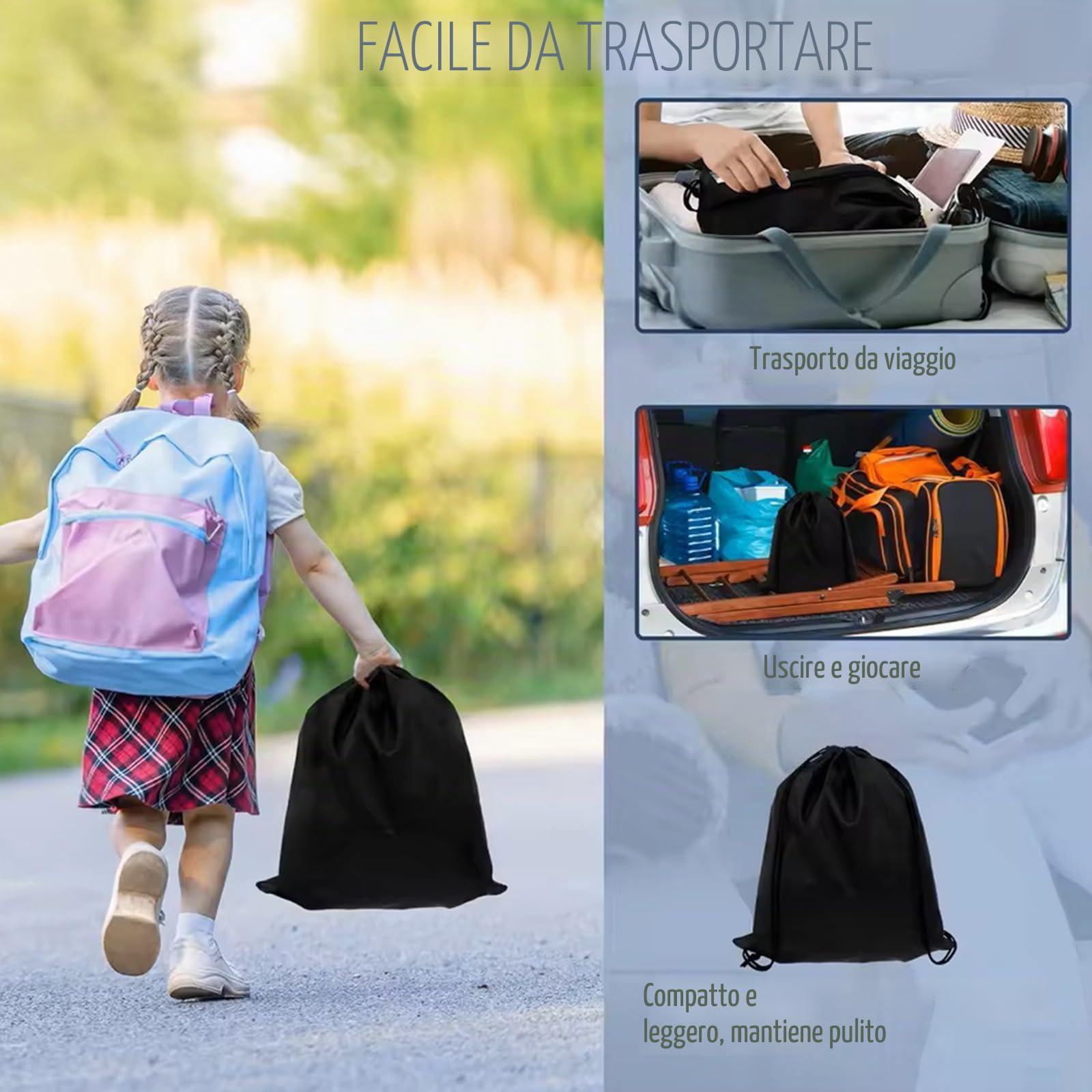 Cuscino gonfiabile comodo cuscino da viaggio gonfiabile booster sedile backless booster per bambino sicuro bambino per auto