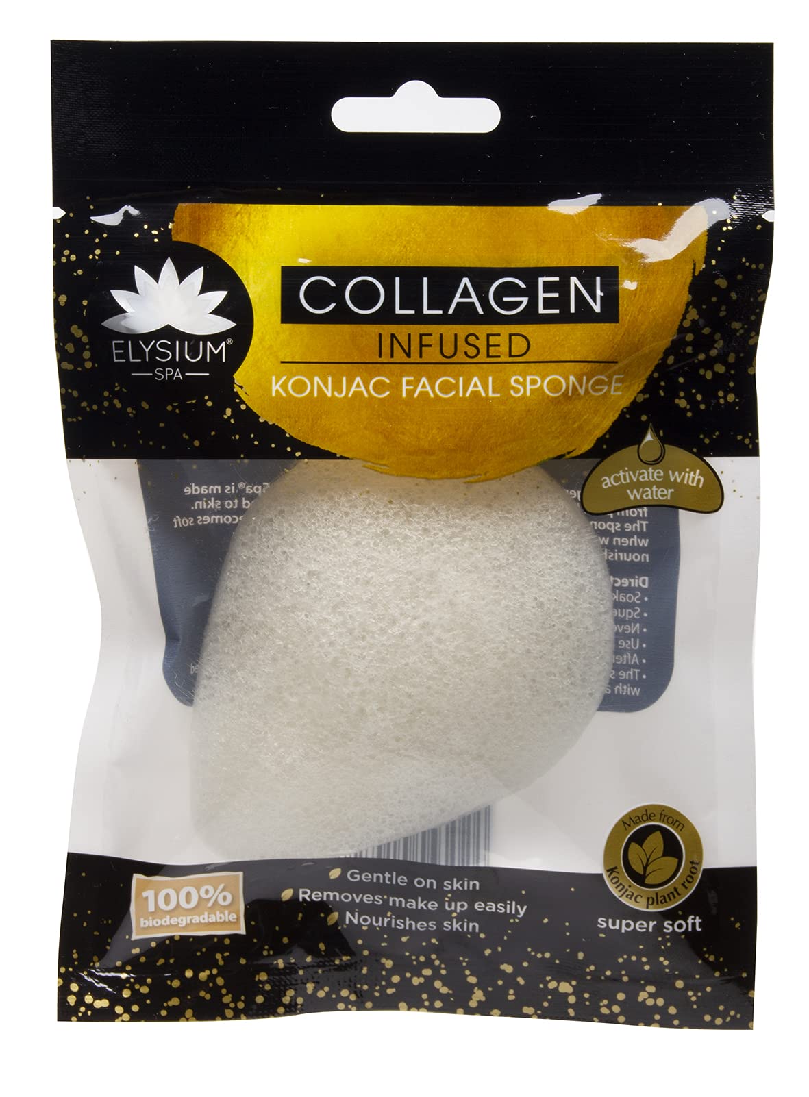 Buy ELYSIUM SPA® COLLAGEN INFUSED KONJAC SPONGE Online at desertcart UAE