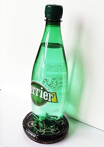 Miniatura 8 de LARGE 4" Garnet Crystals Metatron's Cube Merkaba Coaster Water Charging Plate Energy Dome