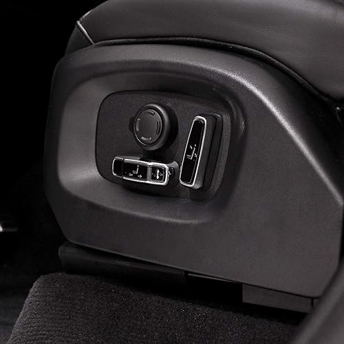 Miniatura 3 de YIWANG ABS 4 piezas de ajuste de asiento botón de ajuste accesorios para Land Rover Range Rover Velar 2016-2019, para Land Rover Range Rover Sport