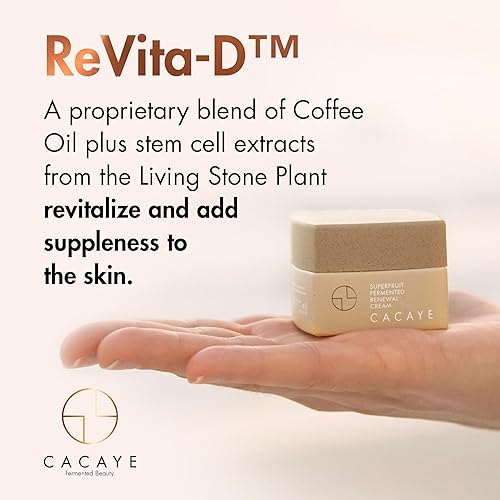 Miniatura 8 de CACAYE Superfruit Renewal Cream Crema hidratante facial, 1.6 onzas líquidas, hidratante hasta 24 horas, loción hidratante diaria de gel con aceite