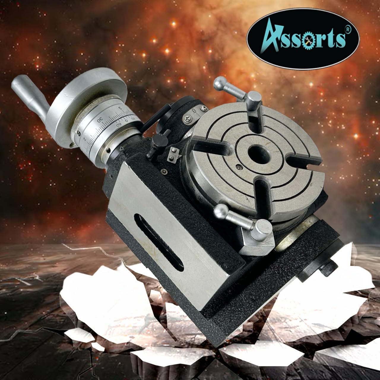 Tavola Rotante (HV4 (110 mm) Inclinabile - 4 Fessure
