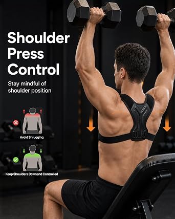 Workout Posture Corrector for Men, Upper Back Gym Trainer