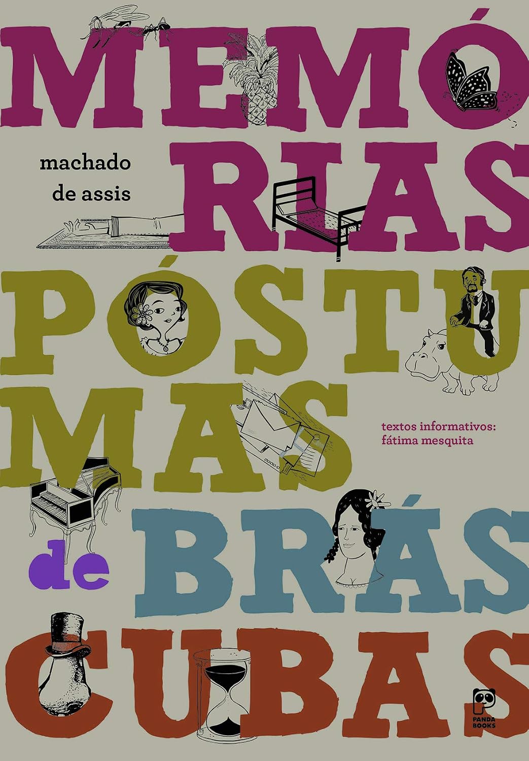 Capa do livro Memórias Póstumas de Brás Cubas, de Machado de Assis
