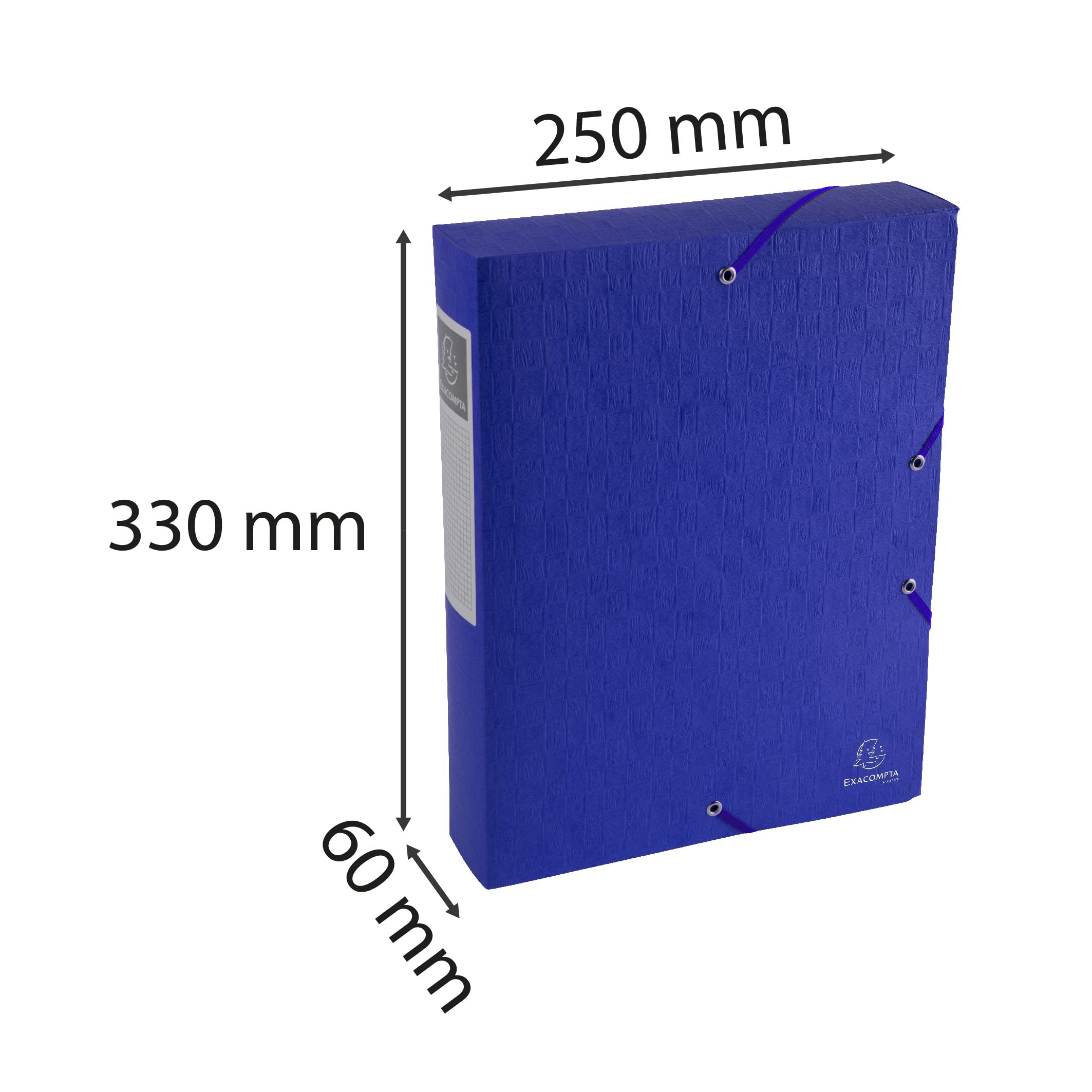 Boite de classement exabox dos 60mm carte lustree scotten nature future