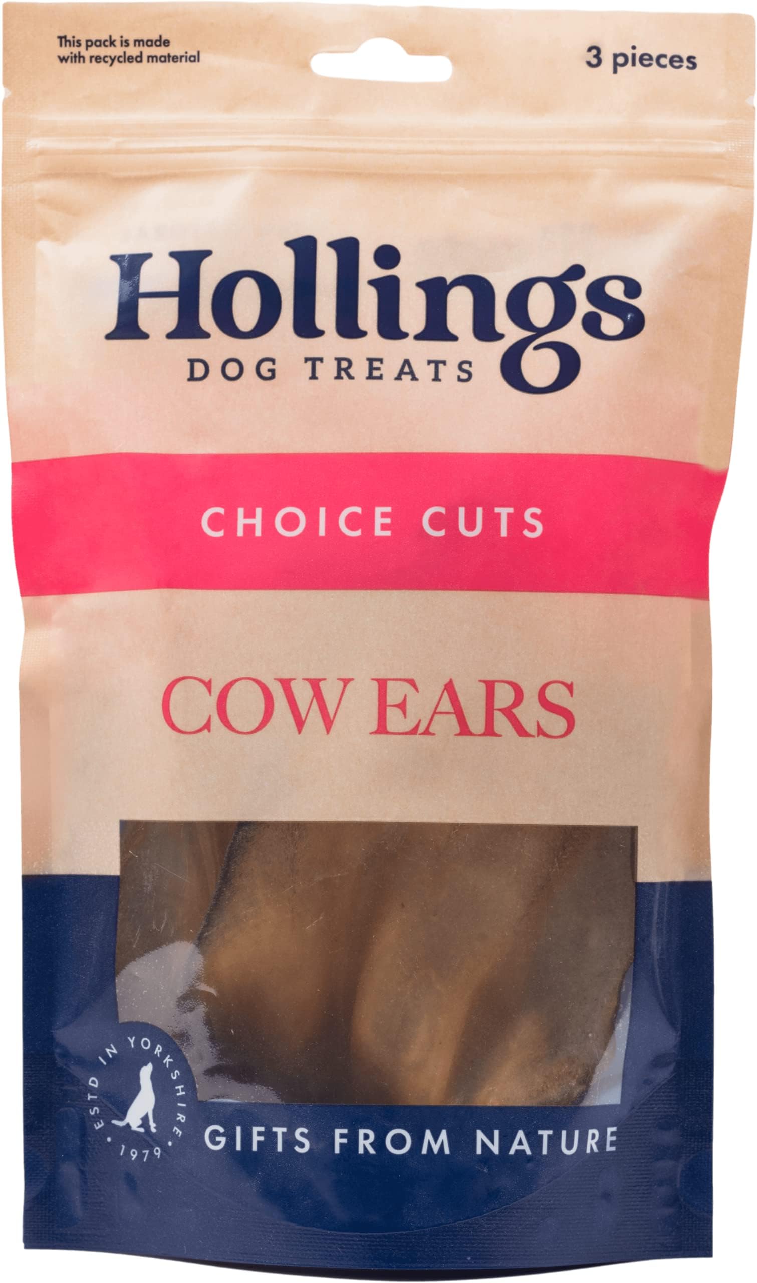 Hollings Cows Ears 7 Packs of 3