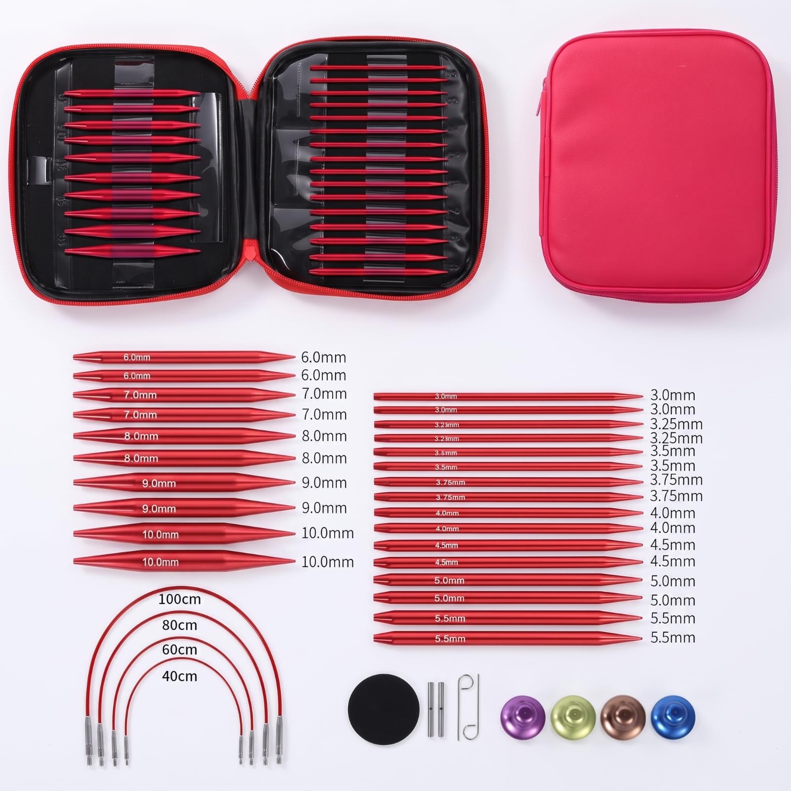 Set di Aghi Circolari Intercambiabili