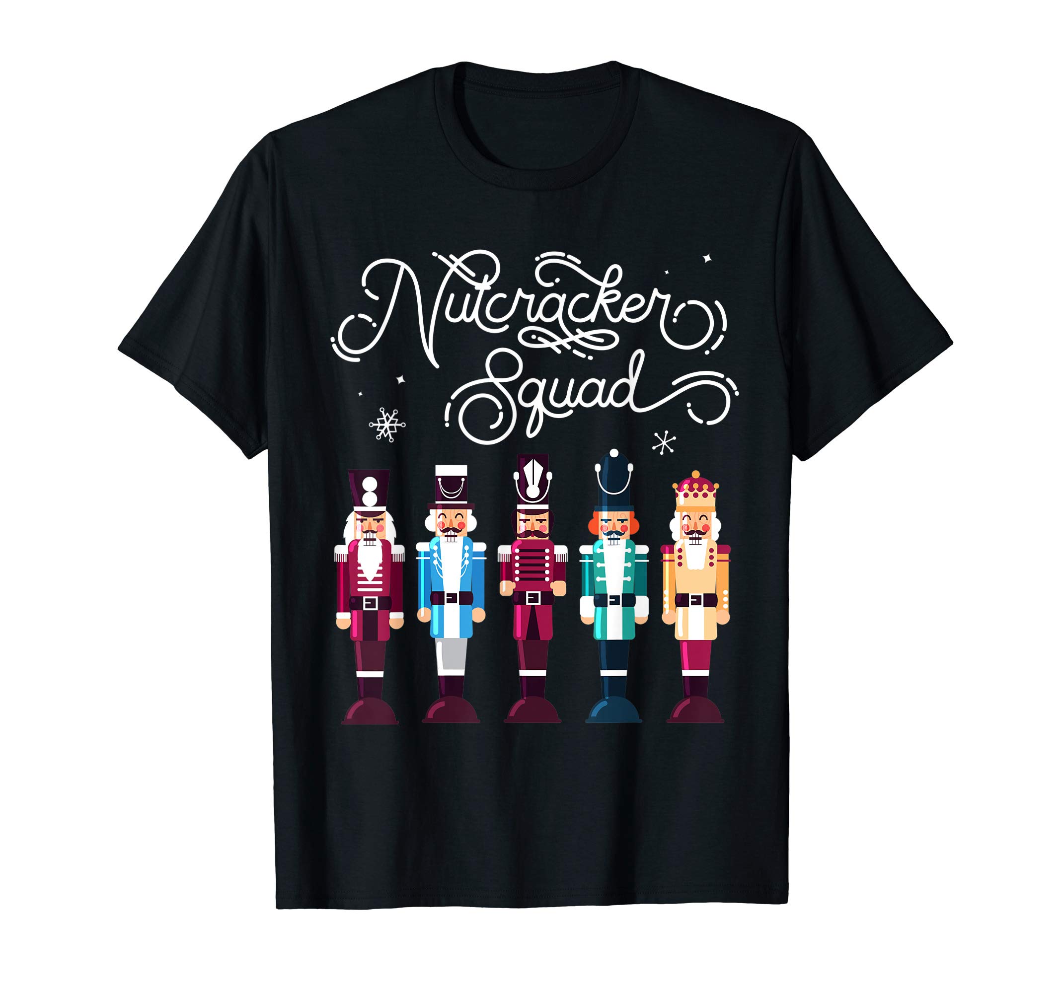 Fun Nutcracker Design Co.Nutcracker Squad Holiday Christmas Boy Girls Women Men Cute T-ShirtOEKO-TEX STANDARD 100