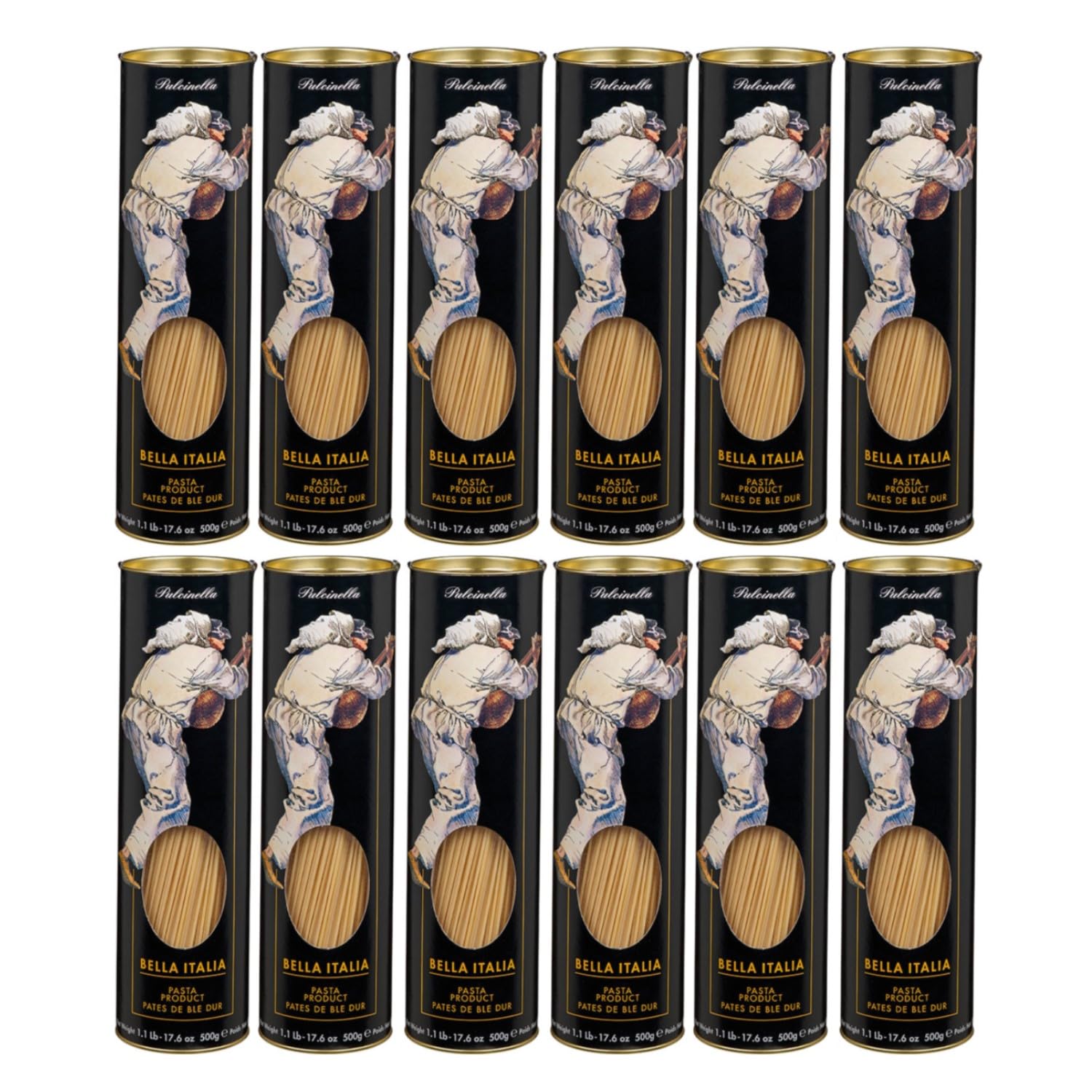 Bella Italia Spaghetti Edition Pulcinella Italien inkl. FeinWert E-Book (12 x 500g)