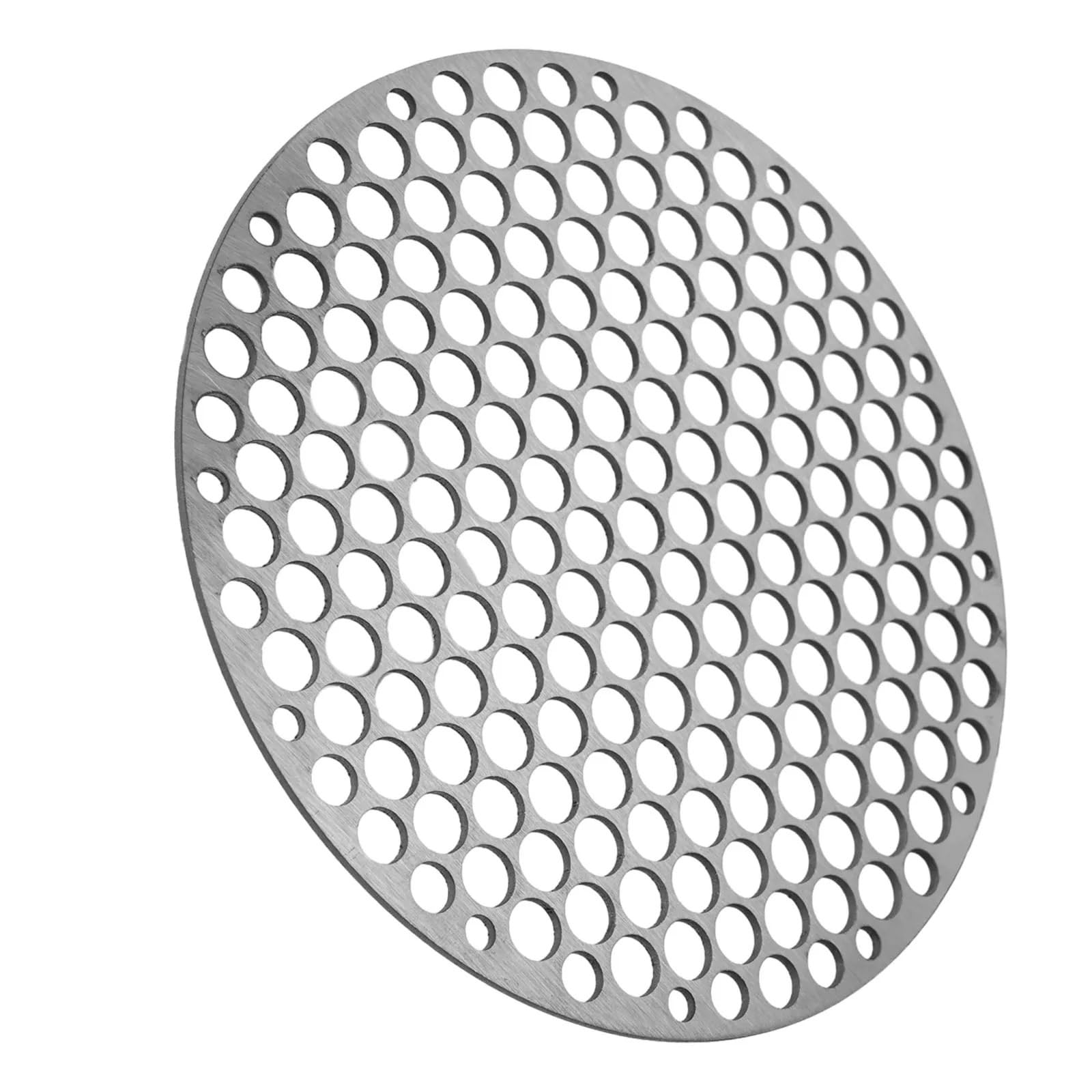 Parrilla de Acero Inoxidable Redonda for Barbacoa, Malla for Asar Tocino, Red Hierro, Accesorios for Camping, Rejilla Antiadherente para Barbacoa(18CM)