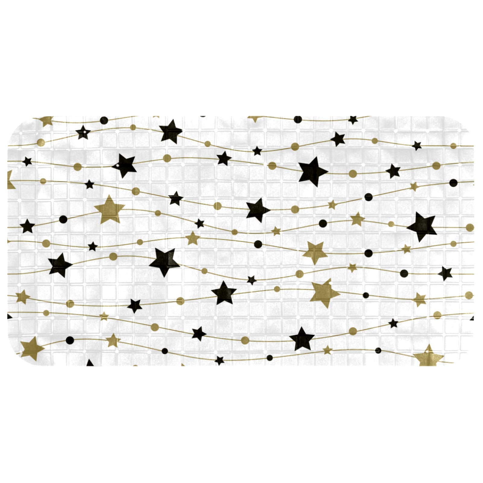 Tapis de bain antidérapant Sars 37x68 cm évite les glissades des enfants et seniors