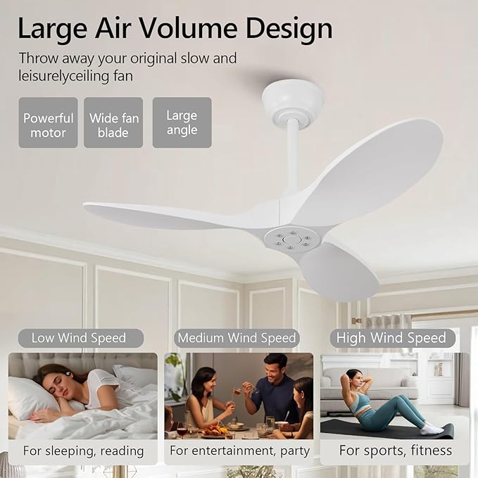 Ventilador de Techo 36 Pulgadas 6 Velocidades 120V miniatura 5