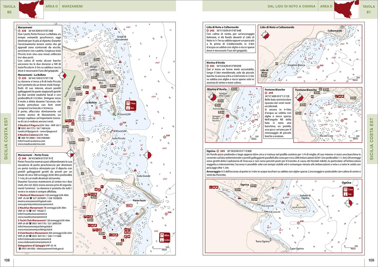 Sicilia: Isole Eolie, Egadi, Pelagie, Pantelleria e Malta. Portolano cartografico 2024. Con espansione online (Vol. 4)