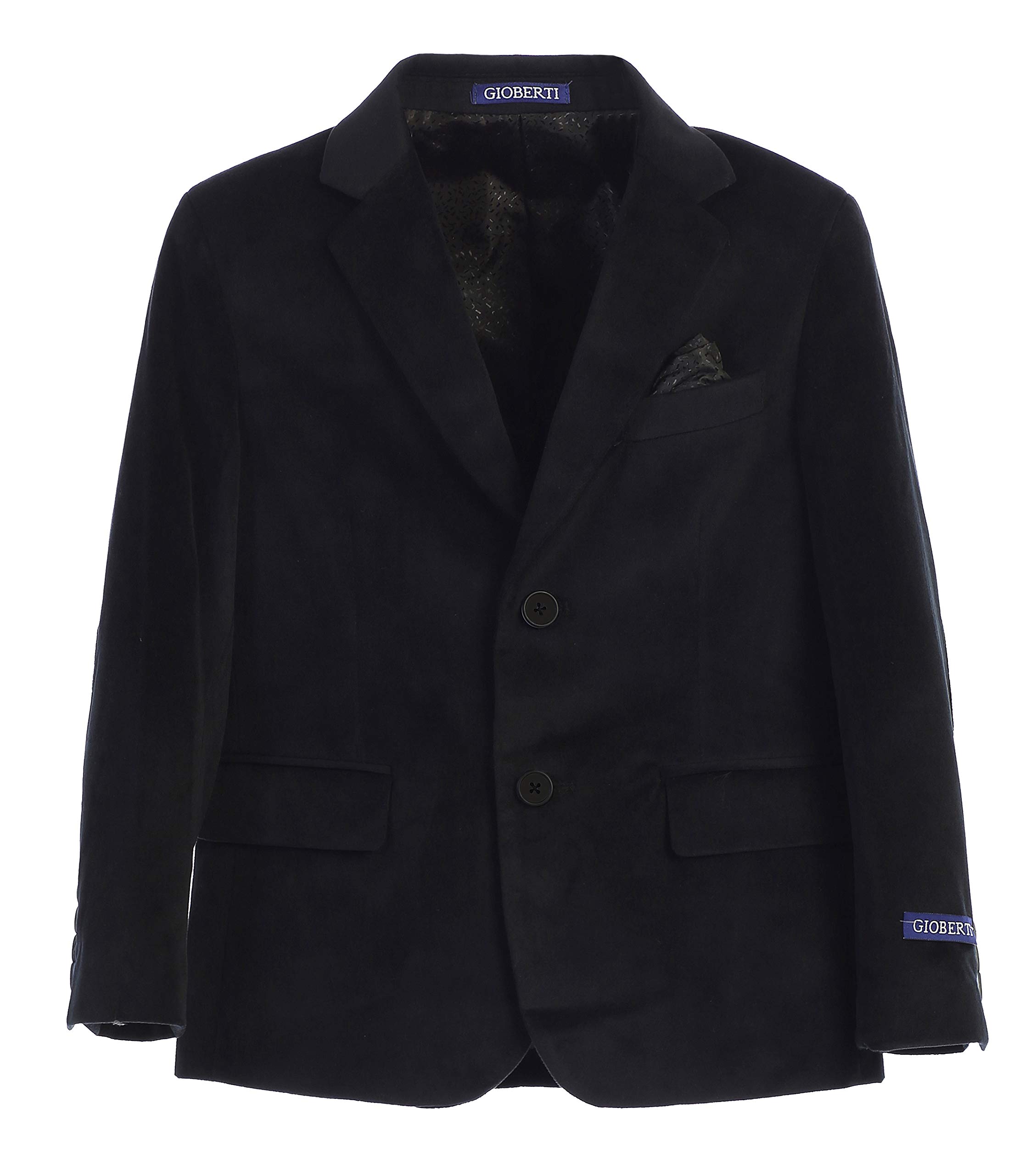 Gioberti Boys Formal Soft Velvet Blazer