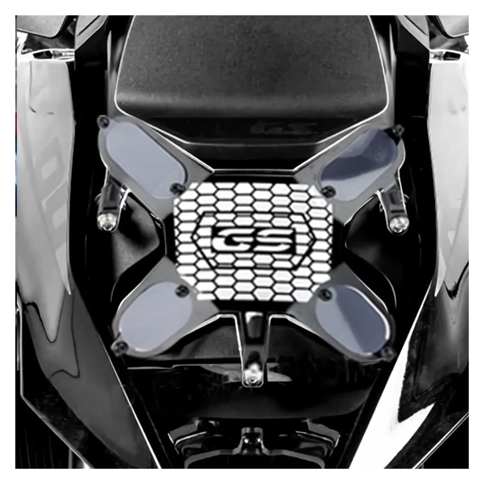 Verbessertes Motorrad-Scheinwerferschutz, Scheinwerferschutzabdeckung Für R 1300 GS R1300 GS GS1300 R 1300GS R1300GS 2023 2024 Scheinwerfer-Lampengitter Teil(Gelb)