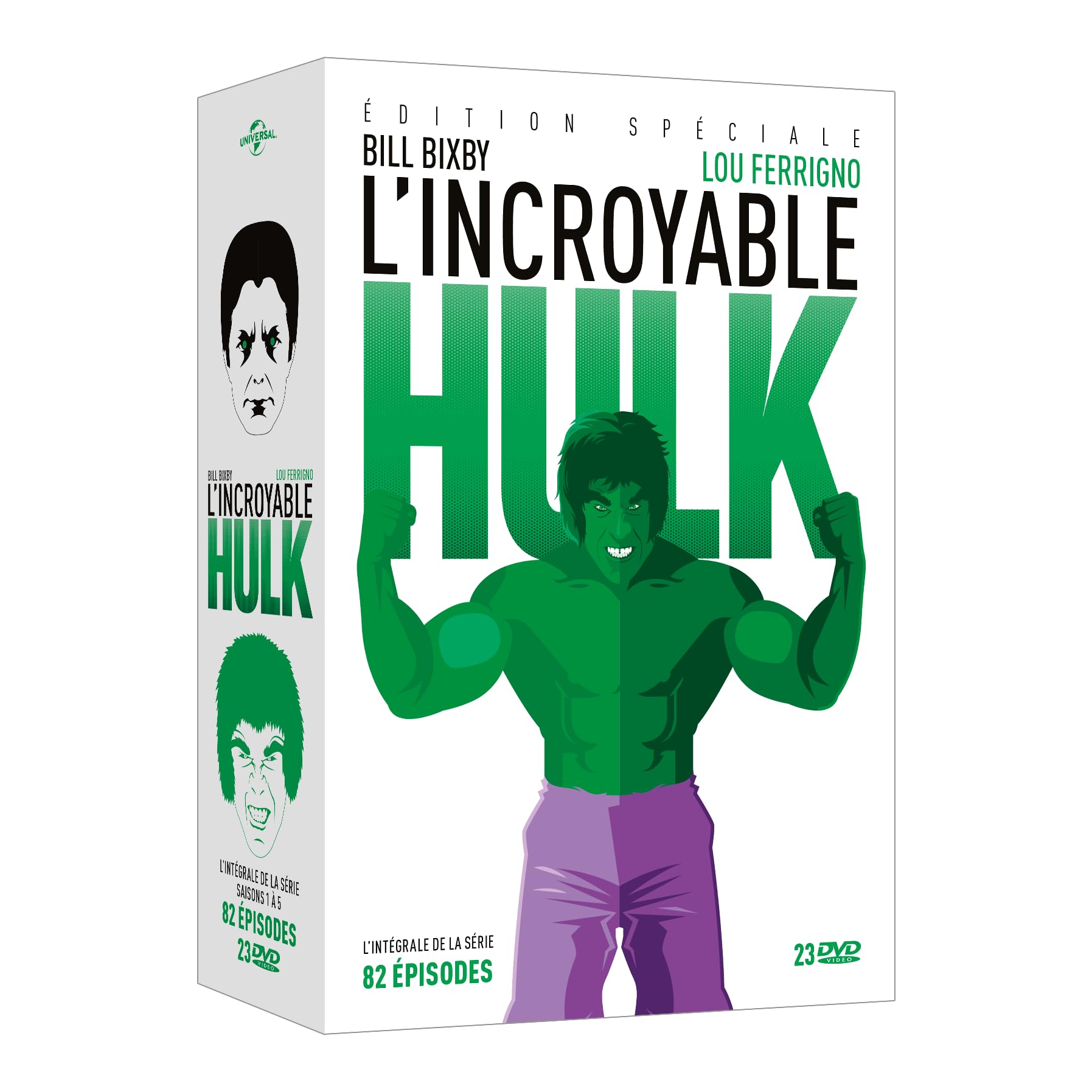 [Elephant Films] Edition officielle française - L'Incroyable Hulk - L'intégrale de la série - Edition spéciale - Coffret 23 DVD