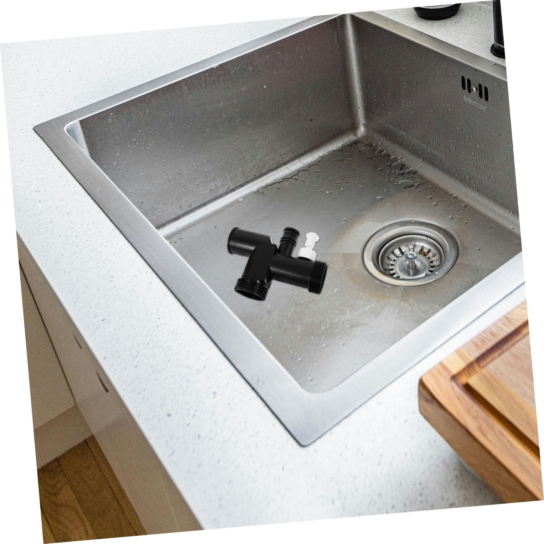 Uonlytech 5pièces Tuyau De Connexion Pour Évacuation De Déchets De Cuisine Raccordement Pour Système Déchets Installation Facile Et Anti-retour Pour Drainage Propre