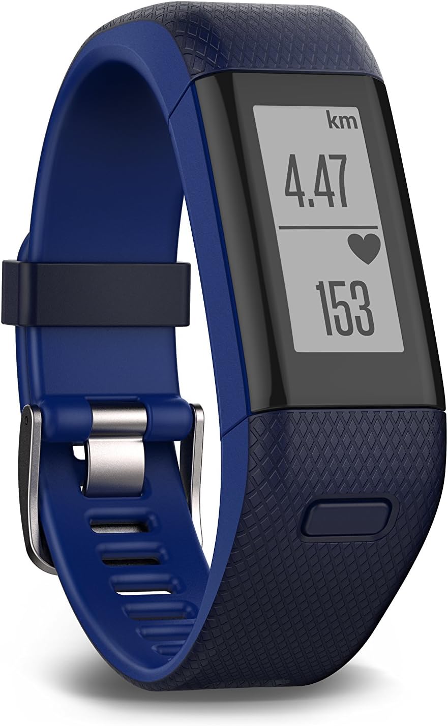 Garmin Vivosmart HR Plus GPS Activity Tracker - Blue, Regular