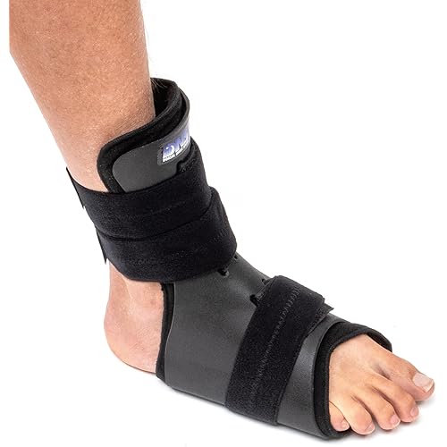 Cramer Dorsal Night Splint, Large, Foot Brace for Plantar Fasciitis Support, Lightweight Low-Profile Sleep Aid, Adjustable Arch Alignment Splint for Left or Right Foot, Slip-Resistant Fit