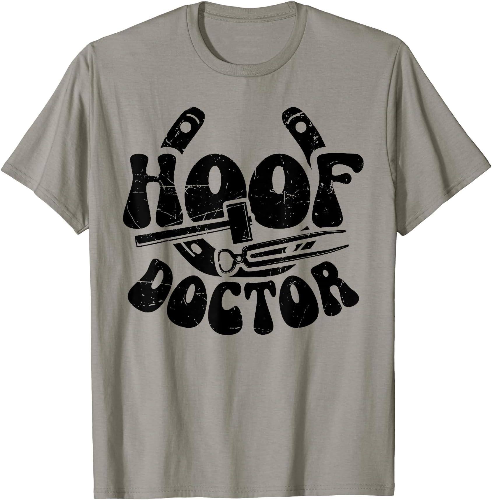 Fraano Apparel Horseshoe Forging Farrier FunnyHoof Doctor Farrier Horseshoe Forging Funny T-Shirt