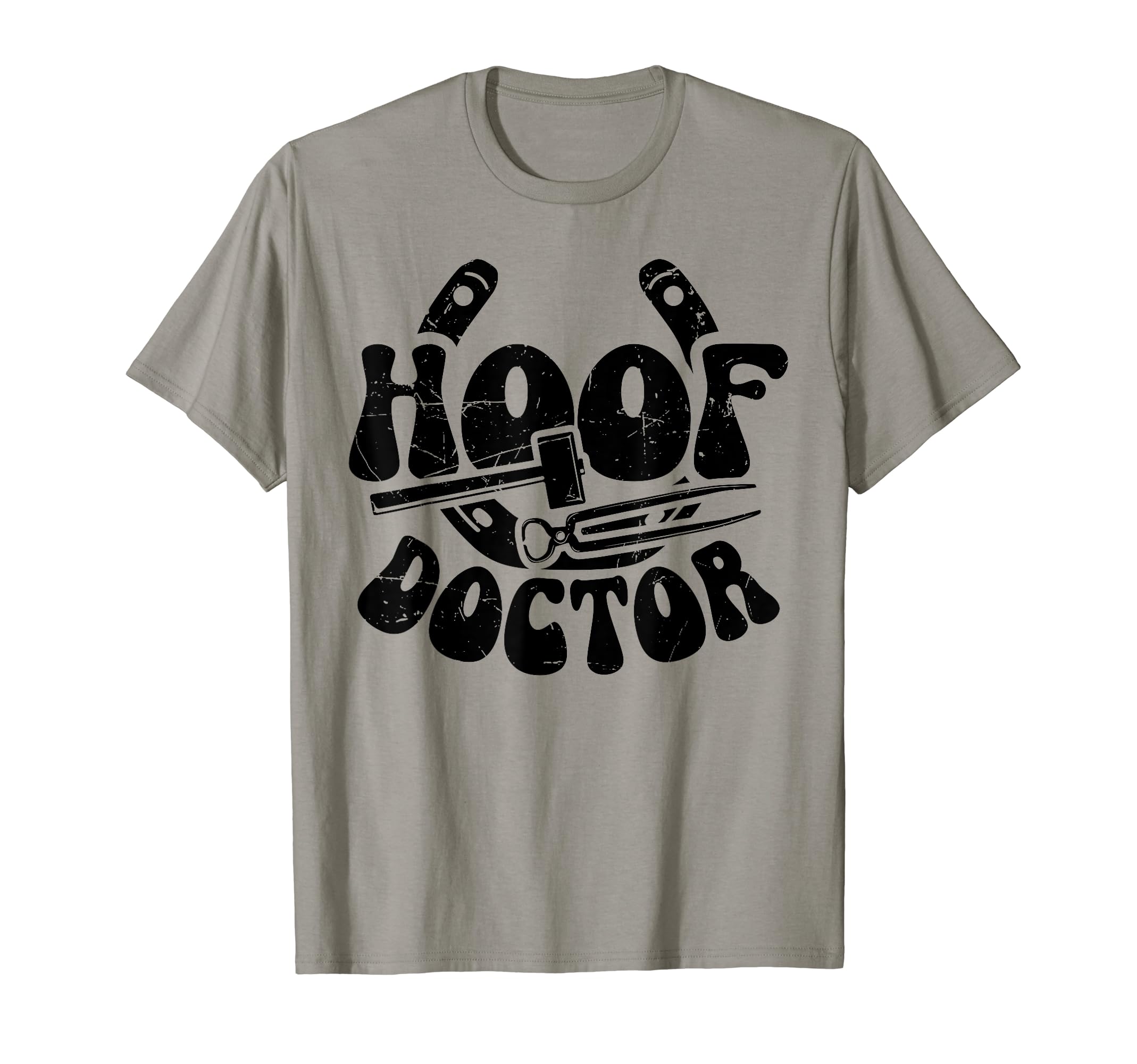 Fraano Apparel Horseshoe Forging Farrier FunnyHoof Doctor Farrier Horseshoe Forging Funny T-Shirt