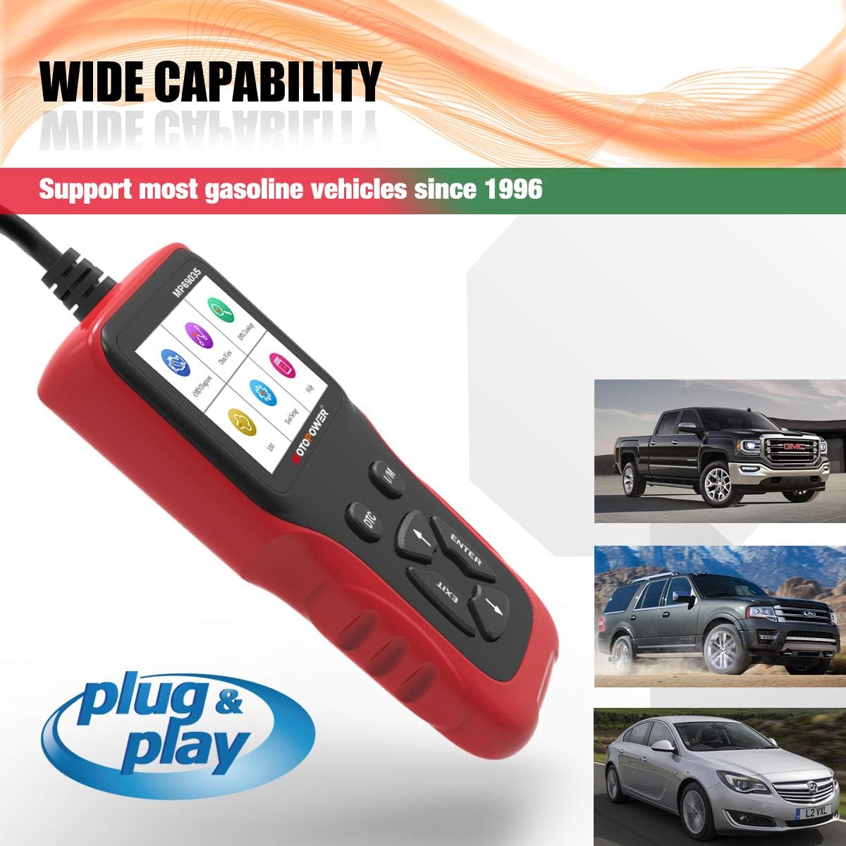 Buy MOTOPOWER MP69035 OBD2 Scanner Universal Car Engine Fault Code