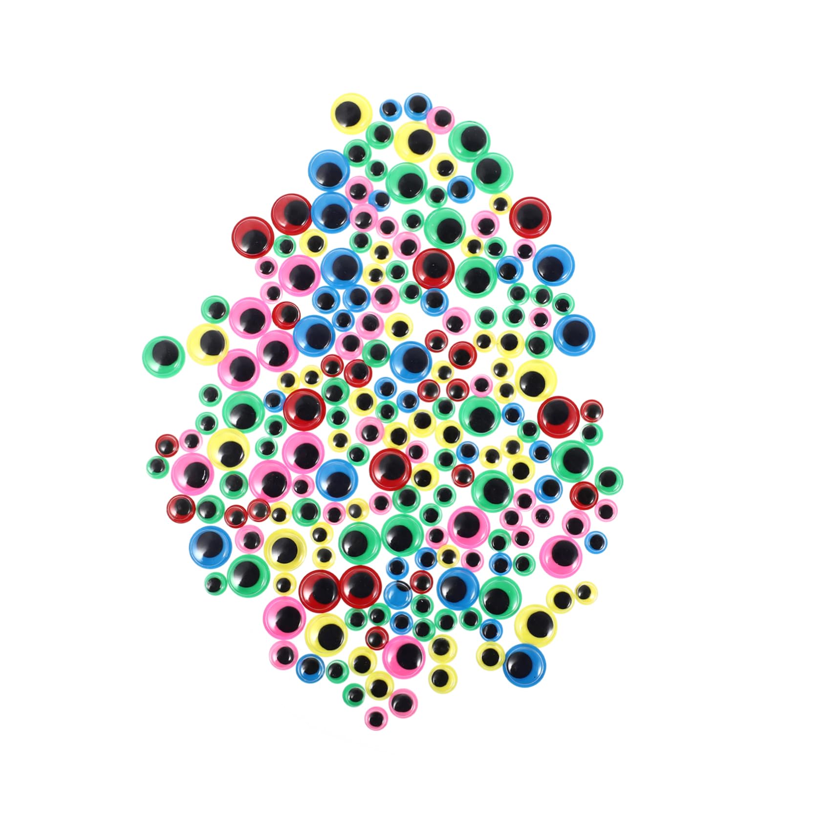 COHEALI Self-Adhesive Eyeball Decals 200pcs Big Googly Eyes for Craft Projects