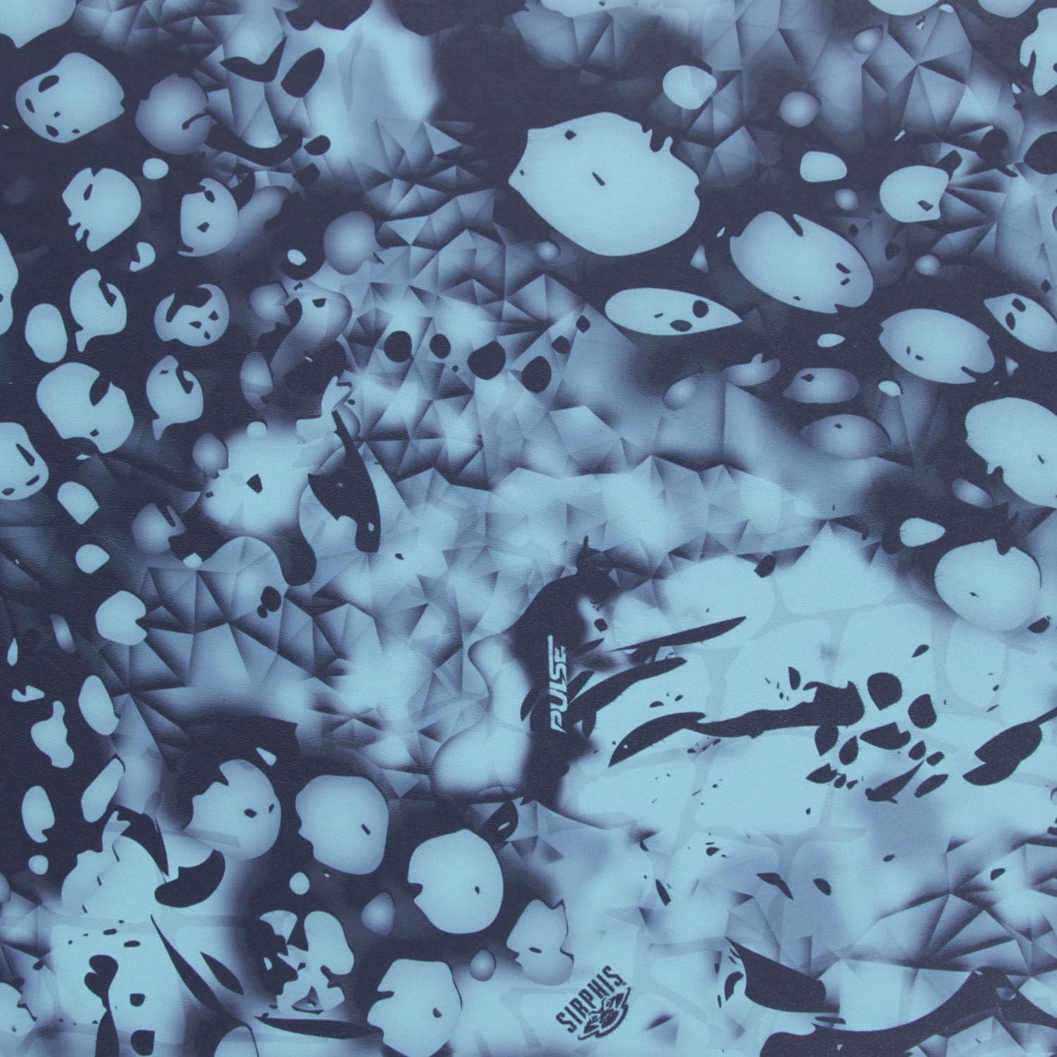 KYDEX Thermoform Sheet - (P1 Texture) - (Infused Print) - (12in x 12in) - (Sirphis Camo - Pulse - Tiff Blue) - (1 Sheet) - (for Holster Making & Hobby) - (USA Made)