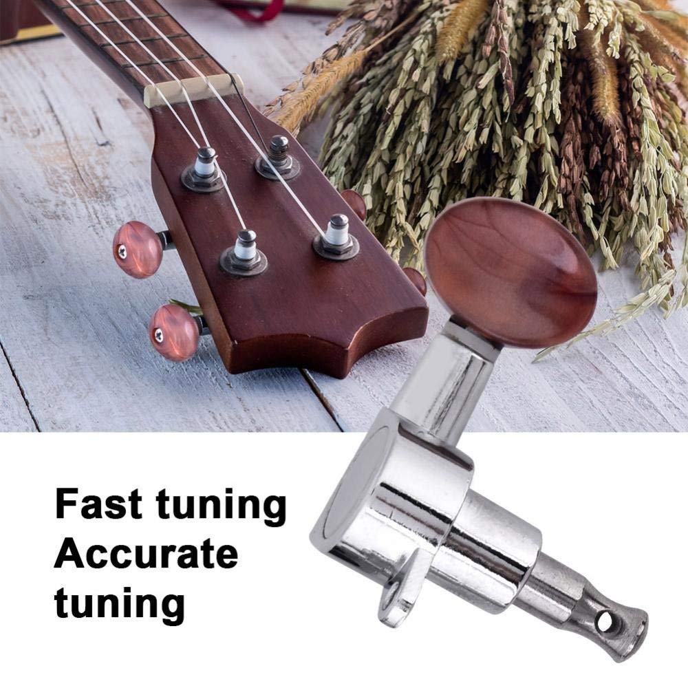 Mechanik ukulele, 2R 2 l głowice maszynowe struny gitarowe kołki do strojenia głowicy, tunery, klucz do strojenia ukulele, akcesoria do instrumentów muzycznych