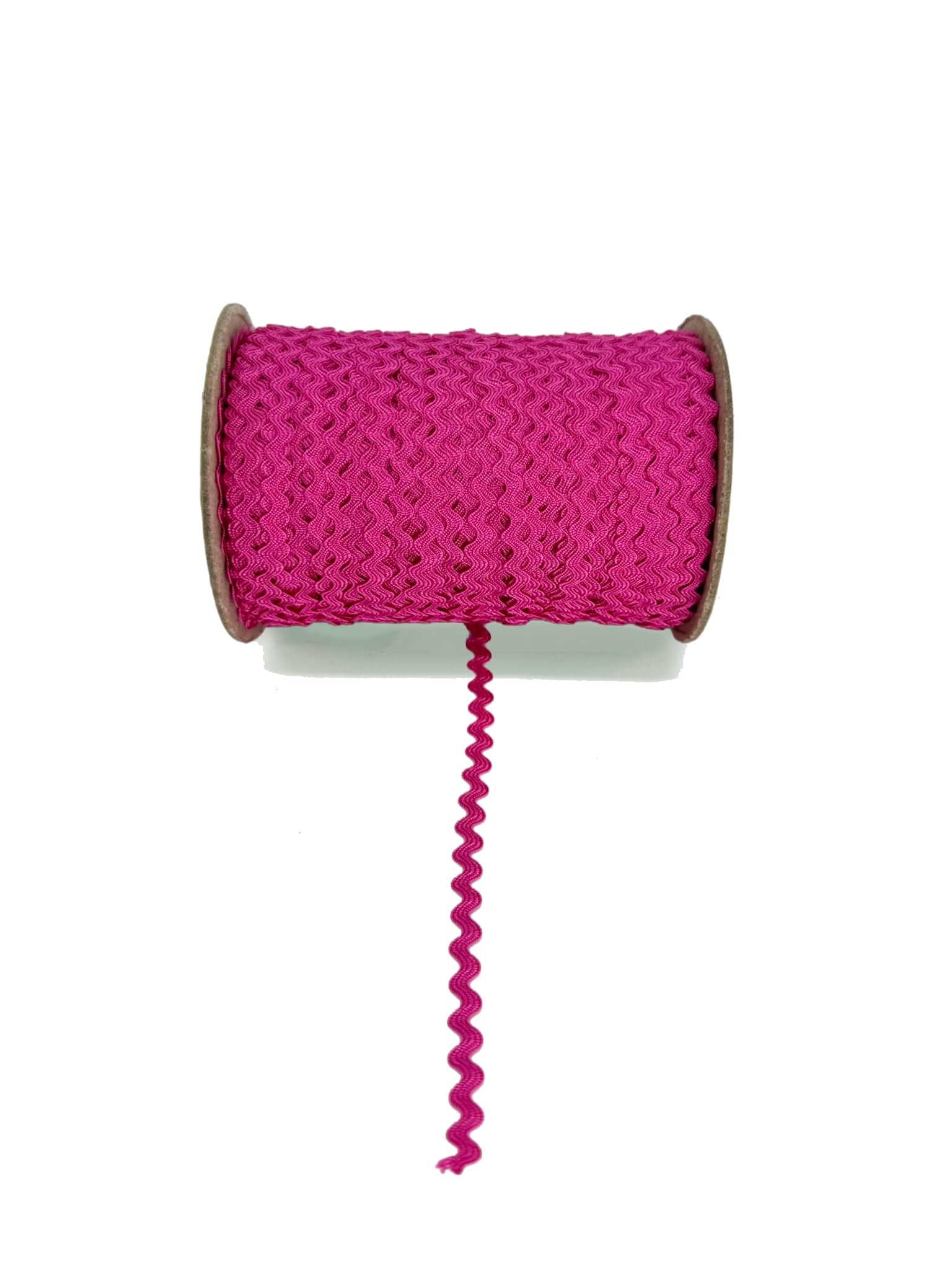 Hot Pink 3/16" (6 mm) Baby RIC Rac Trim – 24 Yards – Wavy Braid, Ideal for Sewing, Quilting, Hair Bows, Crafts