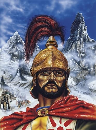 Posterazzi Hannibal Barca Carthaginian Leader. Empire - Póster impreso de Kurt MillerStocktrek Images (12 x 16)